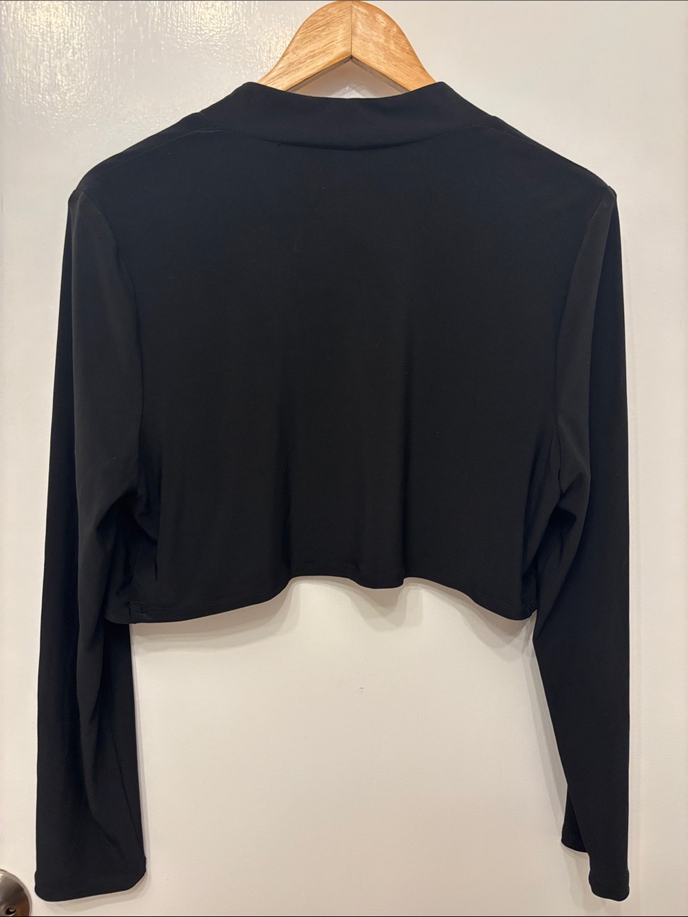 Vintage Laura Black Women's Bolero Shrug - Balletcore Cardigan - Picture 4 of 4